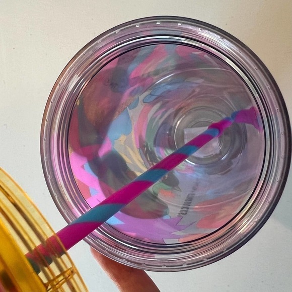 NEW Starbucks x Tim Singleton 2023 Pride Colorful Vibrant Cold Cup with Straw - Picture 5 of 5